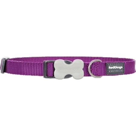 Red Dingo DC-ZZ-PU-SM Dog Collar Classic Purple; Small